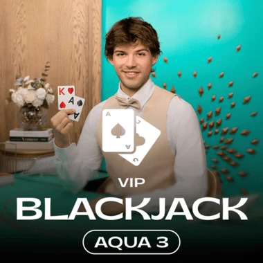 Aqua VIP Blackjack 3 game tile